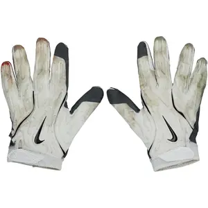 Shelby Harris Cleveland Browns Game-Used White Nike Gloves vs. Pittsburgh Steelers on December 28, 2025 - Fanatics Authentic Certified