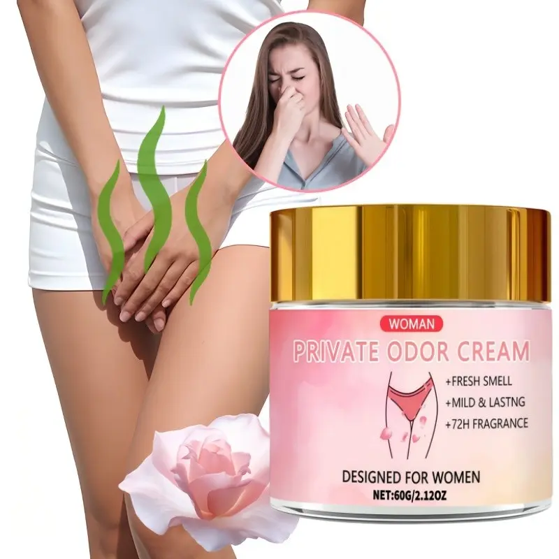 Long-Lasting Fresh Scent Aroma Scented Body Care Deodorant Cream, Body Odor Remover, Odor Eliminator, Gentle Private Area Deodorizer, Moisturizing, 72-Hour Odor Control, Women's Confidence Booster