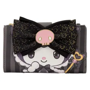 Loungefly Sanrio Kuromi 20th Anniversary Flap Wallet