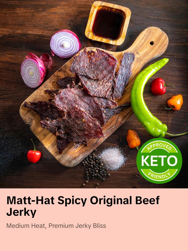Matt-Hat Jerky - Spicy Original Beef Jerky