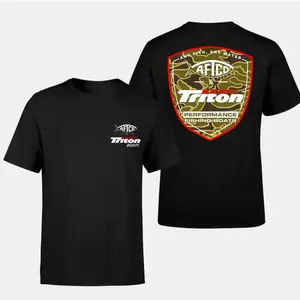 AFTCO x Triton Performance Fishing T-Shirt, Camouflage Graphic Tee, Soft Cotton Blend Shirt, Outdoor Lifestyle Apparel for Men, Fishing Enthusiast Gift