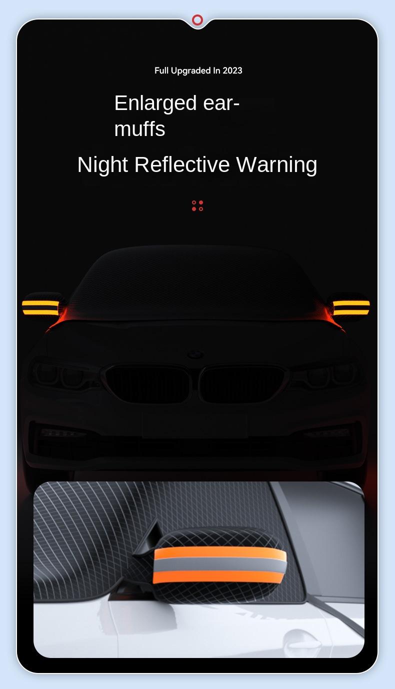 Car windshield anti-snow and anti-frost cover with rearview mirror cover, suitable for most vehicles, sedans, SUVs, etc., can be used in all seasons Car windshield anti-snow and anti-frost cover with rearview mirror cover, suitable for most vehicles, sedans, SUVs, etc., can be used in all seasons