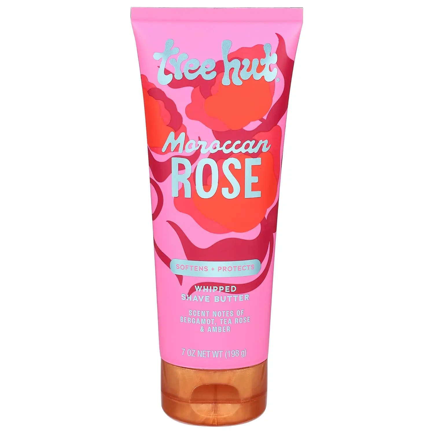 Tree Hut Whipped Shave Butter, Moroccan Rose, 7 Fl Oz | Hydrating & Nourishing Shave Cream with Shea Butter & Aloe, Smooth Glide for Soft Skin, Floral Scent