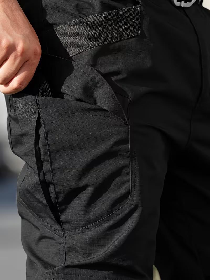 HOMUG Men's Tactical Work Pants are equipped with a stretched waistband and pockets. Featuring a kneei-pad designed and crafted from a new 230g/m2 fabric, they are ideal for spring and summer wear as well as outdoor activities. SpringStatements