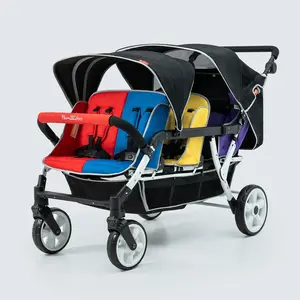 H6E 6-Seat Stroller | Multi-Color
