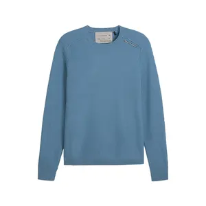 PUMA Mens Porsche Design Wool Crew Neck Long Sleeve Sweater Casual - Blue