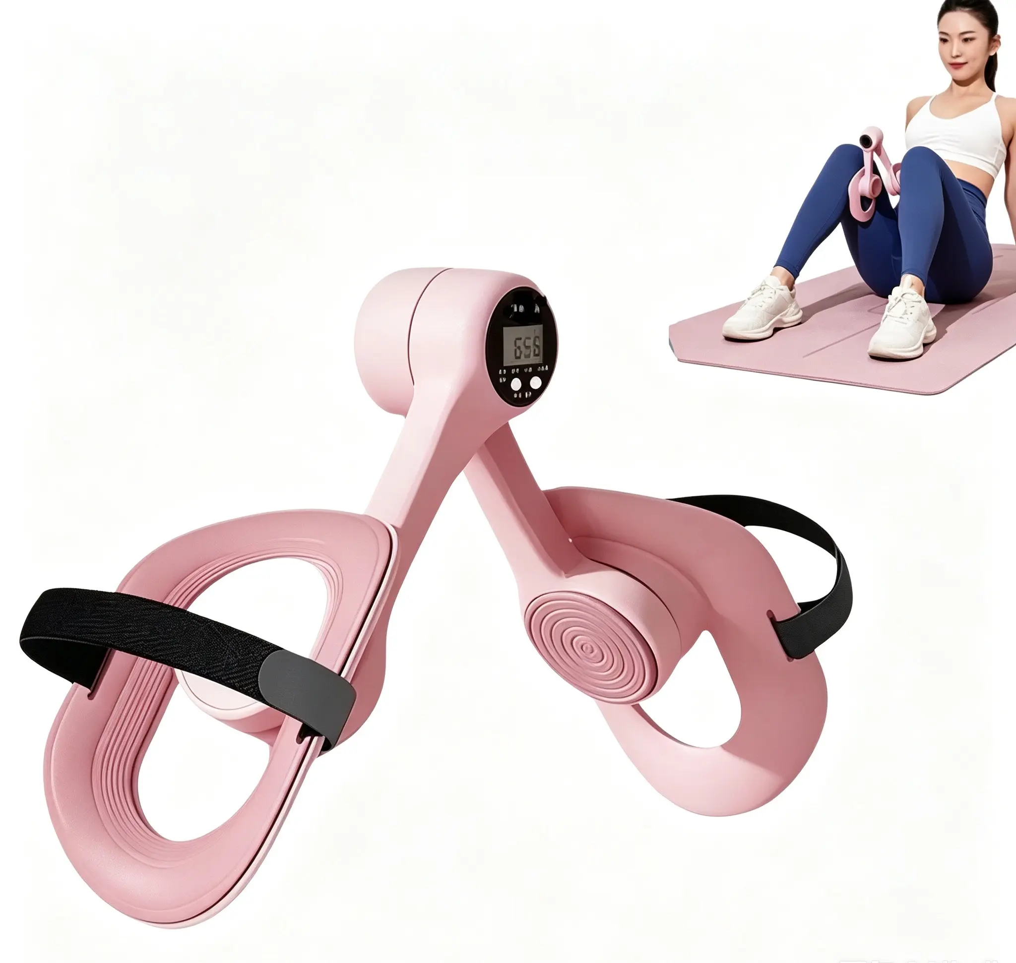 Kegel Trainer Pelvic Floor Muscle Repair Device, Adjustable Strength Kegel Exercise Equipment, Home Office Fitness for Men and Women