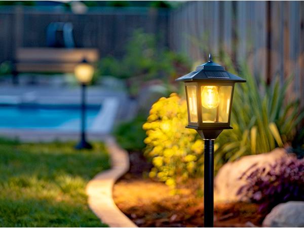 [2 Pack] PASAMIC 63" Solar Lamp Post, Outdoor Lights Waterproof, Patio Pole Light, Floor Lamp for Deck Pathway Backyard Garden Front Porch Decor, Warm White, Replaceable Bulb, Landscape Lighting, Summervibes
