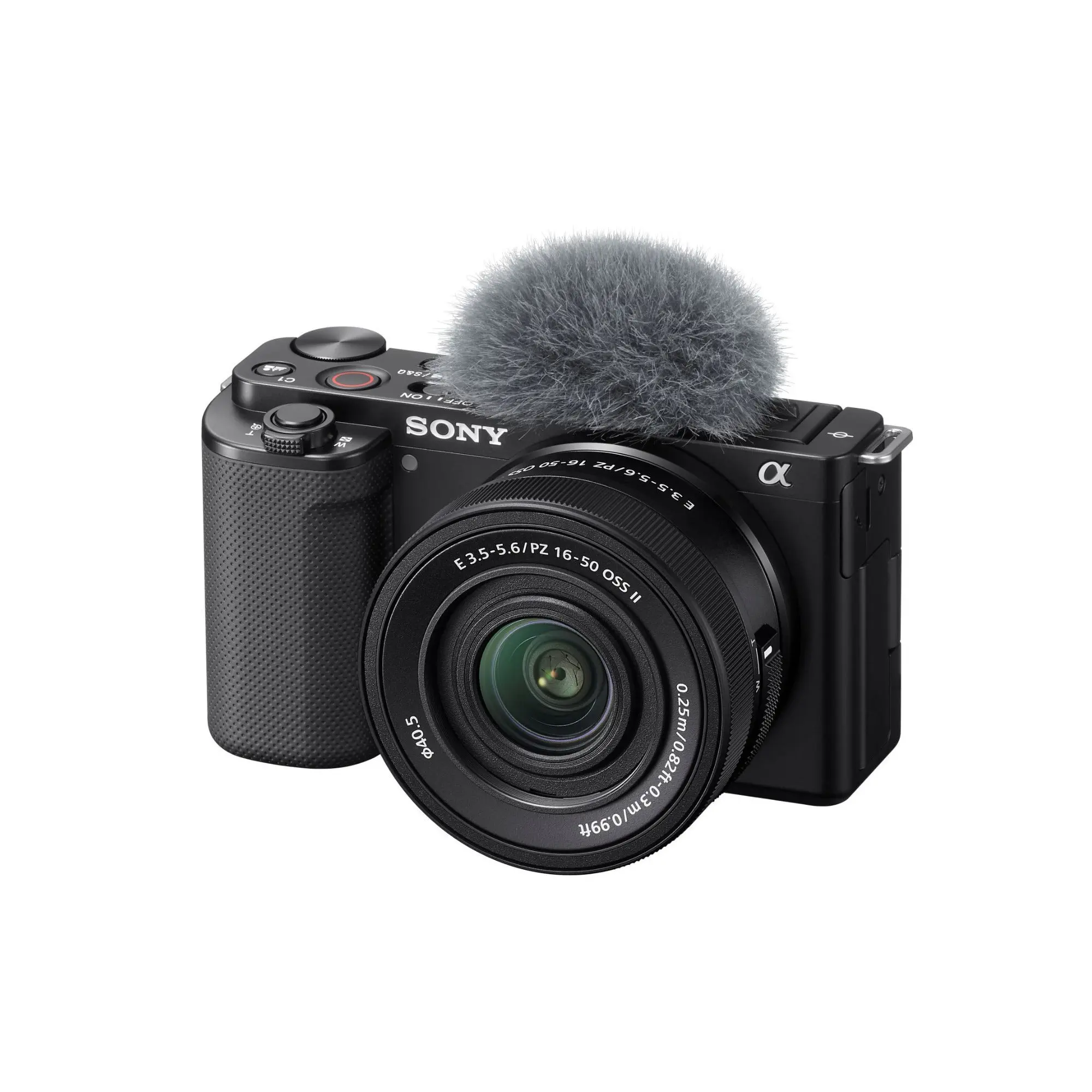 Sony ZV-E10 Handheld Mirrorless Vlogging Camera - Compact, Durable, with E PZ 16-50mm F3.5-5.6 OSS II Lens, Fast AF Tracking (Black)