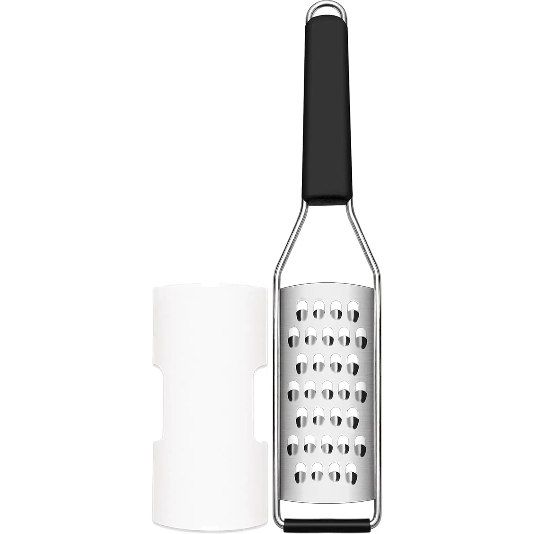 Cambom Cheese Grater Vegetable Shredder & Citrus Zester Lemon Zester for Parmesan Cheese, Vegetables, Zucchini, Nutmeg, Chocolate, Lemons, Hand Held Shredder Graters Stainless Steel Extra Coarse Blade
