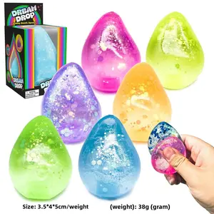 Vanvene Water drop maltose, stress-relief items for children and adults, Valentine's Day, Easter gifts, suitable for him, her, and women, super durable squeeze ball, sensory stress-relief toy, birthday gift, party favor