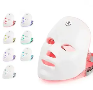 Spring Self-Care Glow Up LED Light Therapy Mask - Rechargeable Facial Skincare Device for Home Spa, 7 Color Lights face mask, Gift for Self Care & Relaxation Portable & Easy Use comfort skin r collagen Daily wireless Skin Repair