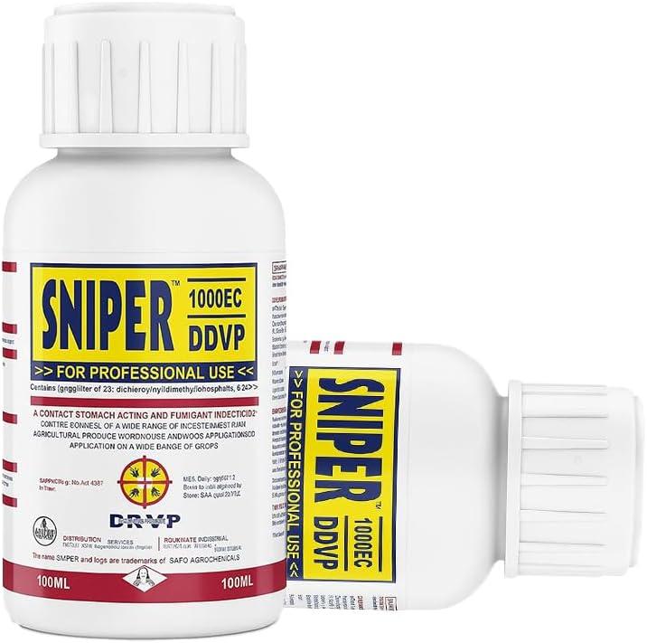 Sniper Roach Killer Spray 100 mL Fast-Acting Pest Control for Roaches Flies Spiders & Ants Indoor & Outdoor Use Effective Solution