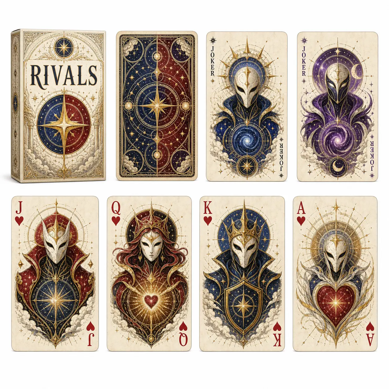 Rivals Combat Playing Cards, Hero Battle Poker Deck, Game Night and Card Collecting, Gift for Rivals and Superhero Fans