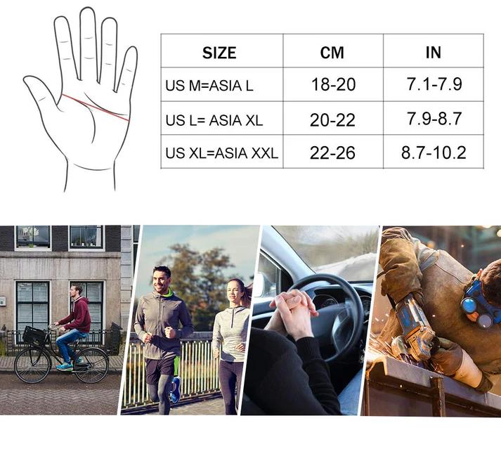 ROCKBROS Full Finger Cycling Gloves for Men, Motorcycle and Mountain Bike Gloves ROCKBROS Full Finger Cycling Gloves for Men, Motorcycle and Mountain Bike Gloves