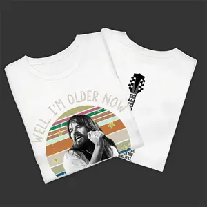 Seger Well I'm Older Now I'm Still Running Vintage Quotes, Bob Seger Shirt , Graphic Tee, Unisex Fashion, Full Color, Oversized, For Men, For Women