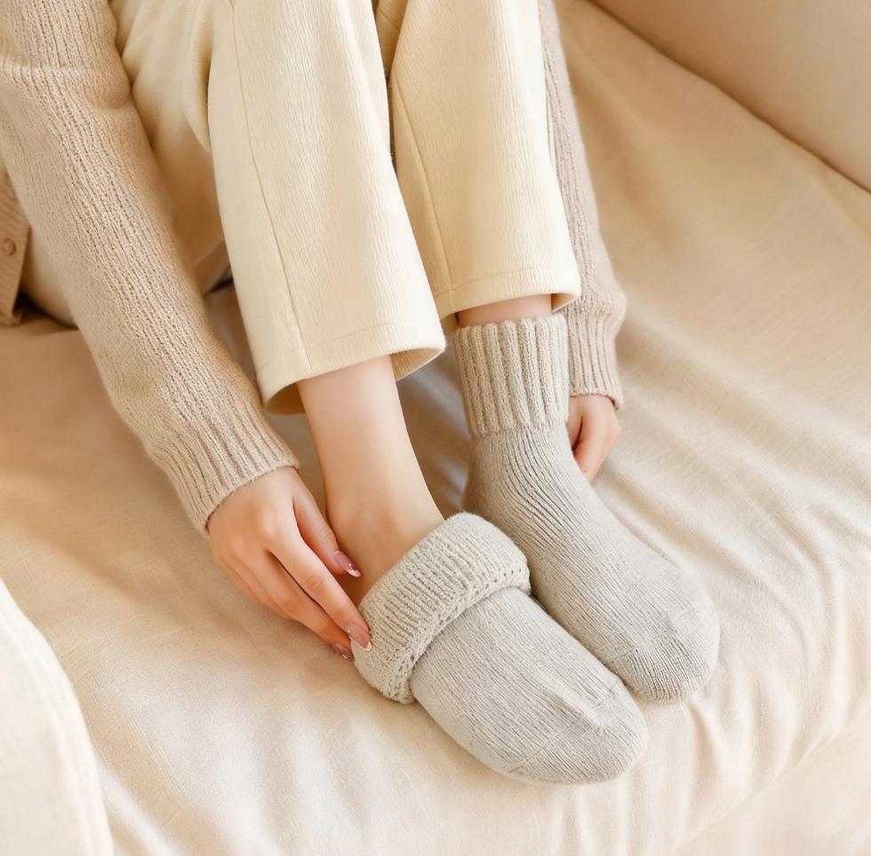 5/10/15/20 Pairs Women's Solid Mid-calf Socks, Casual Soft Comfy Minimalist Warm Socks for Fall & Winter Women's Socks for Daily Wear