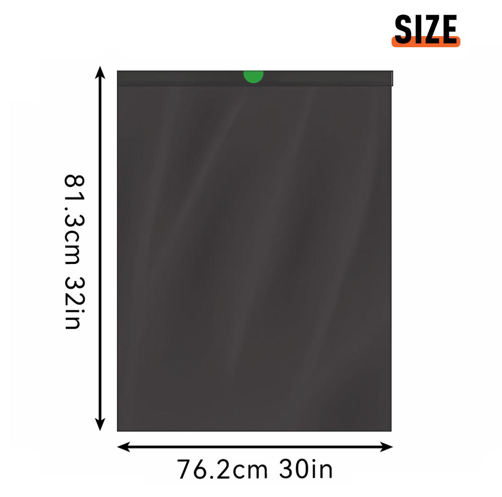 30 Gallon Boxed Disposable Non Tear Large Drawstring Trash Bags, Black For Large Kitchen Trash Can, Ultra Strong 90 Count 113.5L Garbage bag,Multipurpose Cleaning Supplies For Industrial, Garden, Home, Commercial - Durable, Leak-Proof, Easy To Use