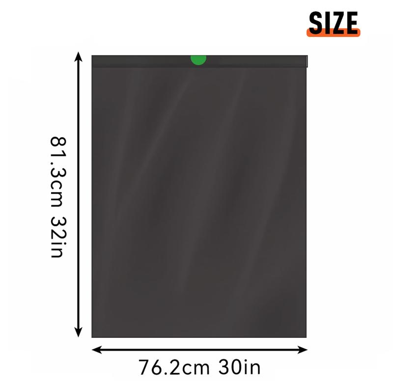 30 Gallon Boxed Disposable Non Tear Large Drawstring Trash Bags, Black For Large Kitchen Trash Can, Ultra Strong 90 Count 113.5L Garbage bag,Multipurpose Cleaning Supplies For Industrial, Garden, Home, Commercial - Durable, Leak-Proof, Easy To Use