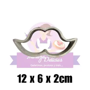 Mustache Rosette Mold / Bigotte Molde Buñuelo