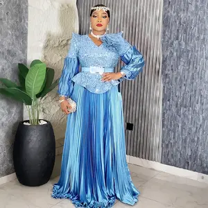 Plus-size women’s long party dresses — new for 2026; dashiki/Ankara sequin evening gowns; Turkish outfits; African clothing; suitable for wedding guests, Valentine’s Day, red carpet, and vacations