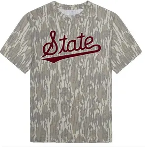 Mississippi State Script Camo Tee – Classic Collegiate Logo on Hunting Camo
