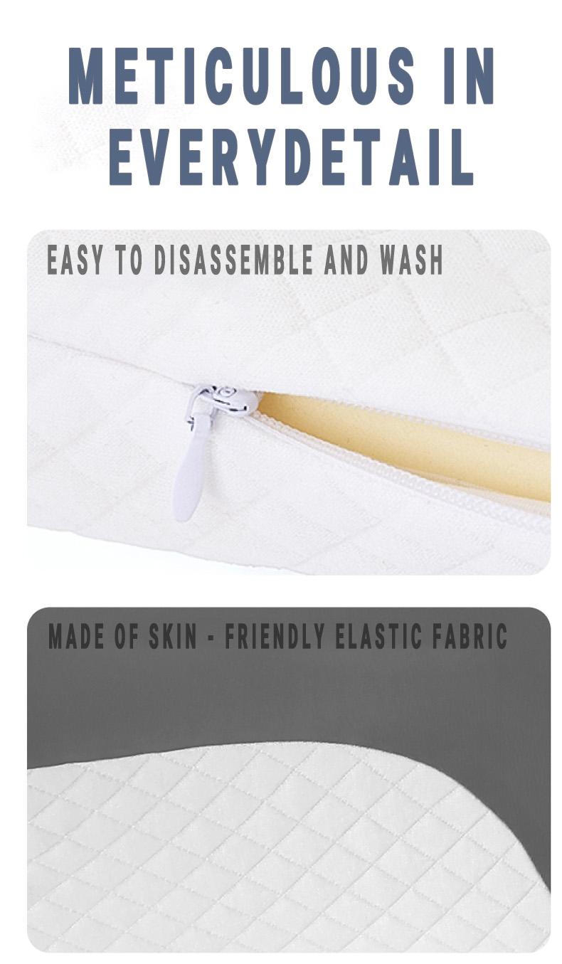 Cervical Memory Foam Pillow for Neck and Shoulder Pain Relief, Adjustable Ergonomic Contour Orthopedic Pillow with Cervical Support for Side, Back and Stomach Sleepers