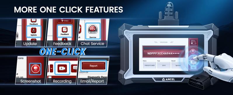 ANCEL DS160 OBD2 Scanner for Porsche, Full System Bidirectional Scan Tool with 30+ Reset for ABS/SRS/AT/Engine, ABS Bleeding, SAS/Oil Reset, Battery Match, AutoVIN, Lifetime Free Updates