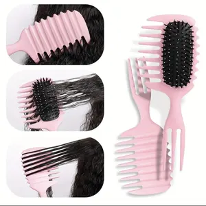 2026 Curly Hair Brush, Curl Defining Brush, Defining Brush for Detangling, Shaping, and Defining Curls, Less Pulling, Reduces Frizz, Effortlessly Defined Curls, Waves & Coils, Defining Curls for Women, Men, Wet & Dry Hair