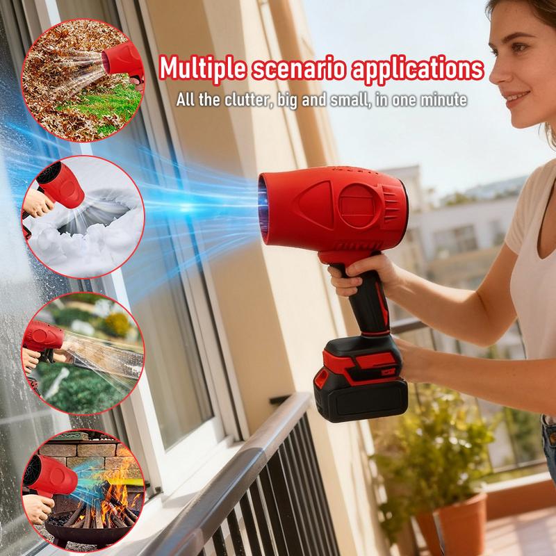 Turbo Jet Blower,Leaf Blower, Violent Turbo Fan, Brushless Pure Copper Motor,Car Drying After Wash, Handheld Snow Blower,Cordless Turbo Power Air Duster,Home Improve,Garden Mainte Perfect Christmas & New Year Gift Idea