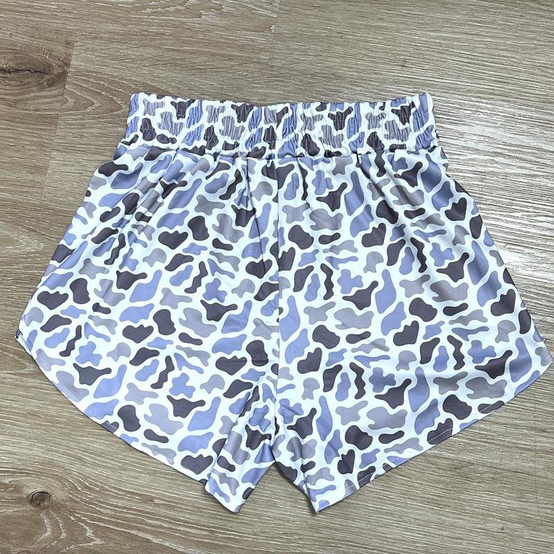 Camouflage Fitted Viral Women's Camo Shorts Comfortable Fit Everyday Style Machine Washable Versatile Design Womenswear Bottom Casual