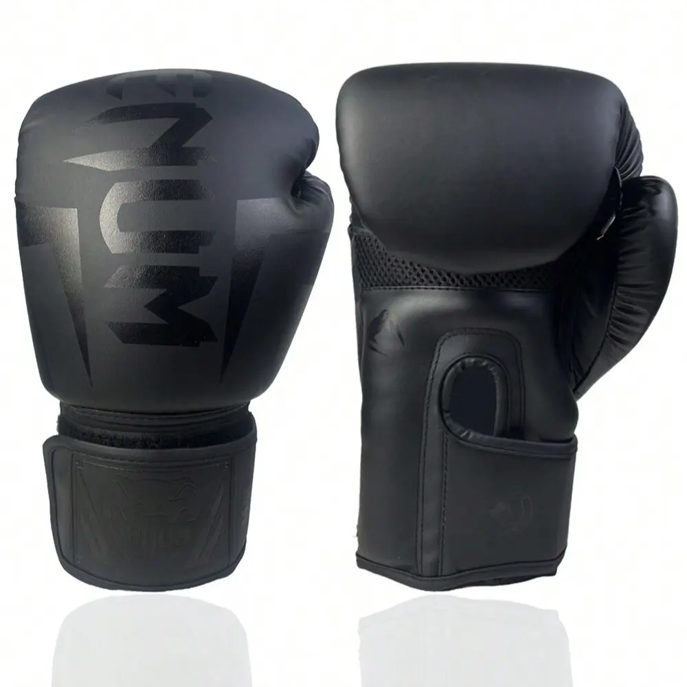 PU Leather Boxing Gloves for Adults, Professional Matte Training Gloves, Boxing Equipment, 8oz 10oz 12oz 14oz 16oz, Muay Thai Sandbag Fighting Gloves, Ufc Gloves