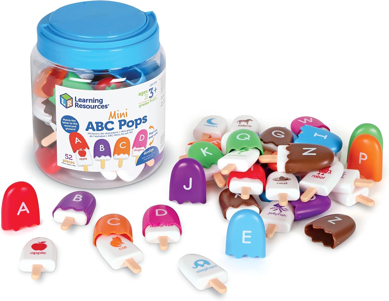 Learning Resources Mini ABC Pops, Letter Scoops