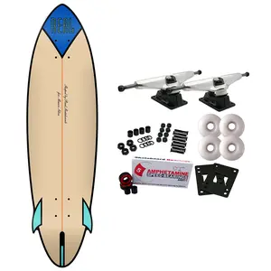 Real Skateboard Complete Mason Speed Egg CNC Cruiser 9.25" X 34"