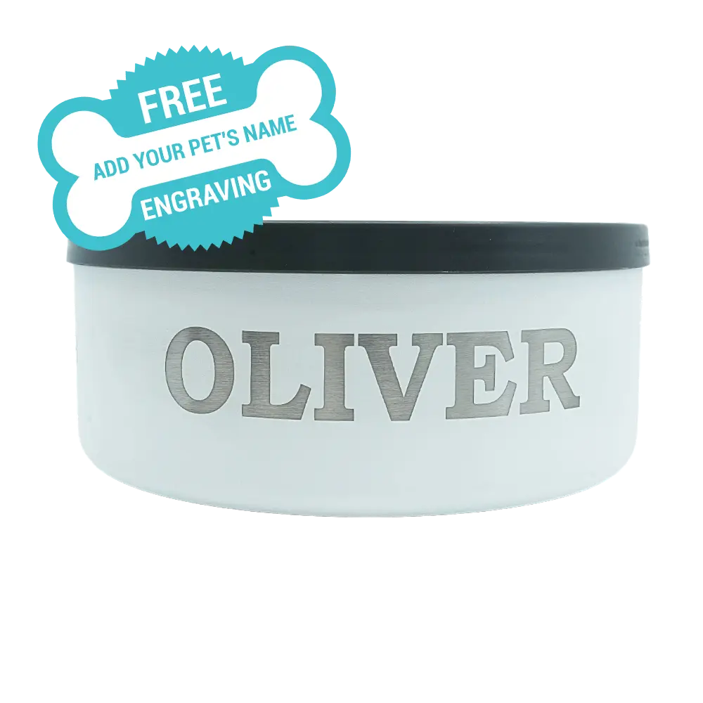 Custom Engraved Dog Bowl