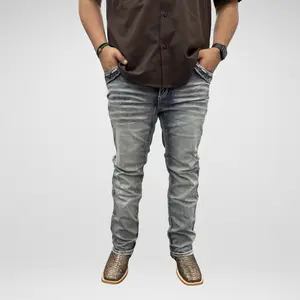 Men's Rock in L.A. Slim Straight Boot Denim (R-372)