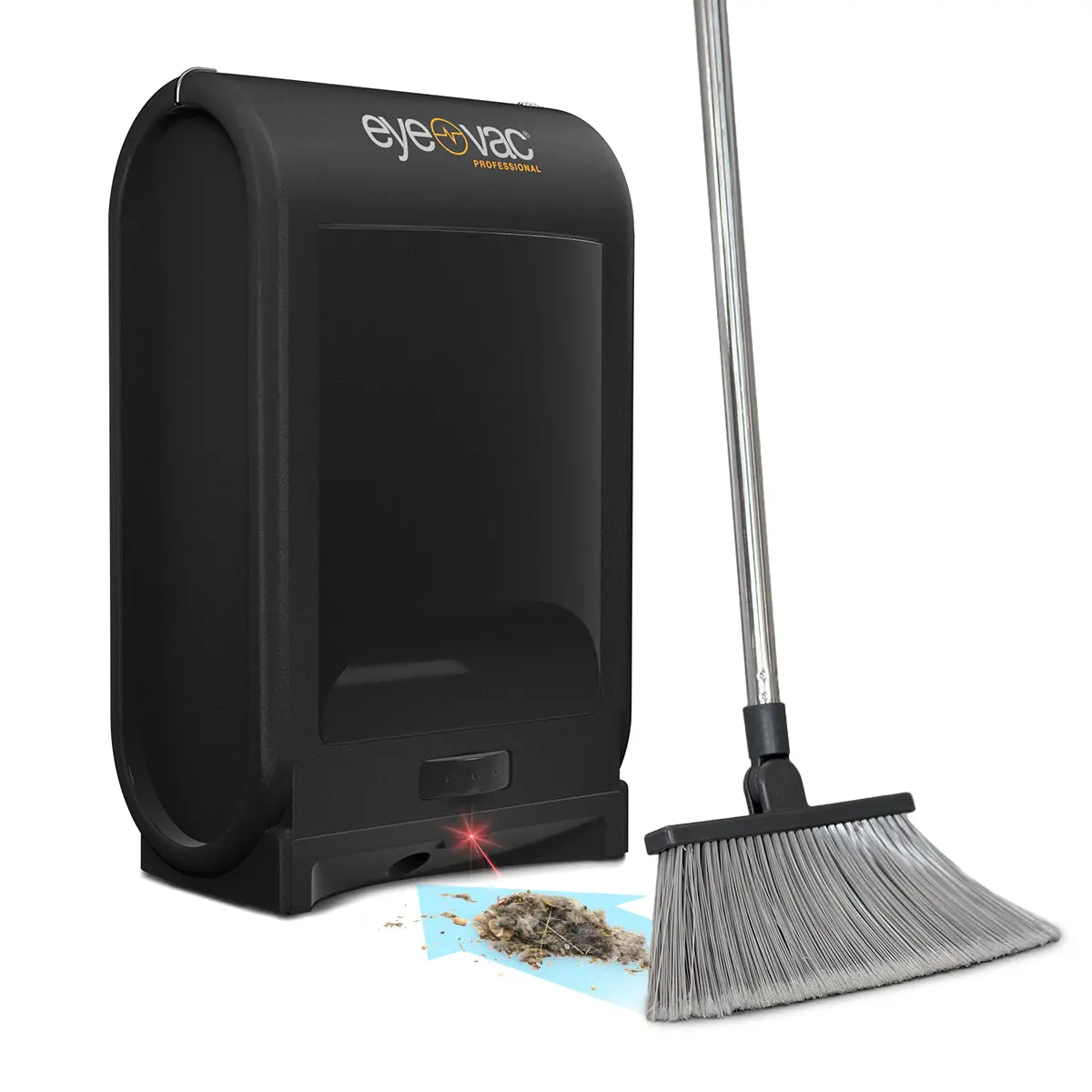 EYEVAC Pro Automatic Dustpan & Touchless High Power Vacuum - 1400W Motor, 23kPA Dust Suction Machine, 4.8L Bagless Canister, 1-Year Warranty, Home Cleaning Tool for Hard Floors & Hard Wood Floor Vacuum Cleaner, Bagless Vacuums