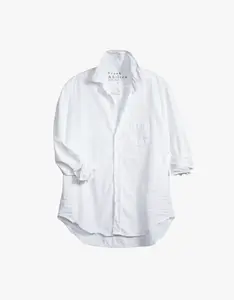 Frank & Eileen "Eileen" Relaxed Button Up Shirt in White
