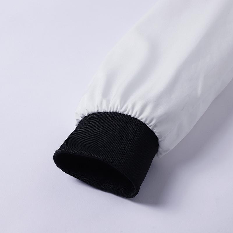 Men's lightweight casual jacket with sports slim fit zipper, stand collar, long sleeves, and zipper pockets, durable polyester fabric suitable for spring/autumn outdoor training, gym workouts, and casual wear, featuring a stylish minimalist design