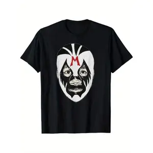 Mil Mascaras Mexican Movies Wrestler Legend T-Shirt Cotton short sleeves 180g,Unisex Crewneck T-shirt for Men And Women