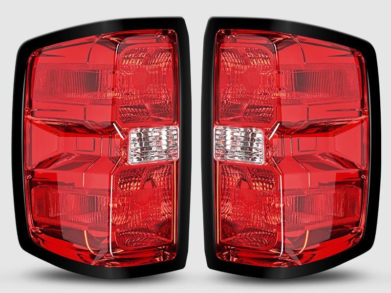 Nilight Taillight Assembly Compatible with 2014 2015 2016 2017 2018 2019 Chevy Silverado 1500 2500 HD 3500 HD 2015-2019 GMC Sierra 3500HD 2019 Silverado 1500LD OE Style Rear Lamp Replacement brake