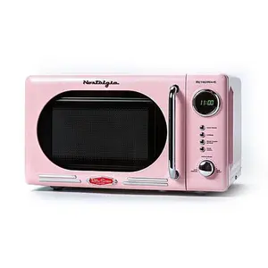 Nostalgia NRMO7PK6A Retro 0.7 CuFt 700-Watt Countertop Microwave, Pink