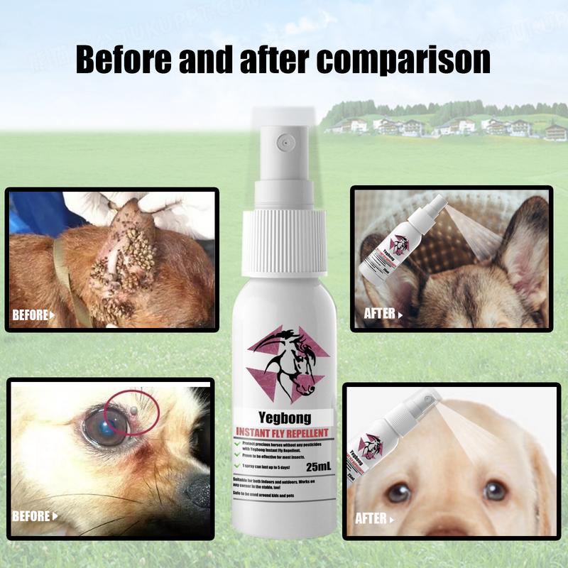 Pet deworming agent - Flea repellent for cats and dogs. External insecticide for cats and dogs to eliminate lice and ticks and relieve itching. Spray.