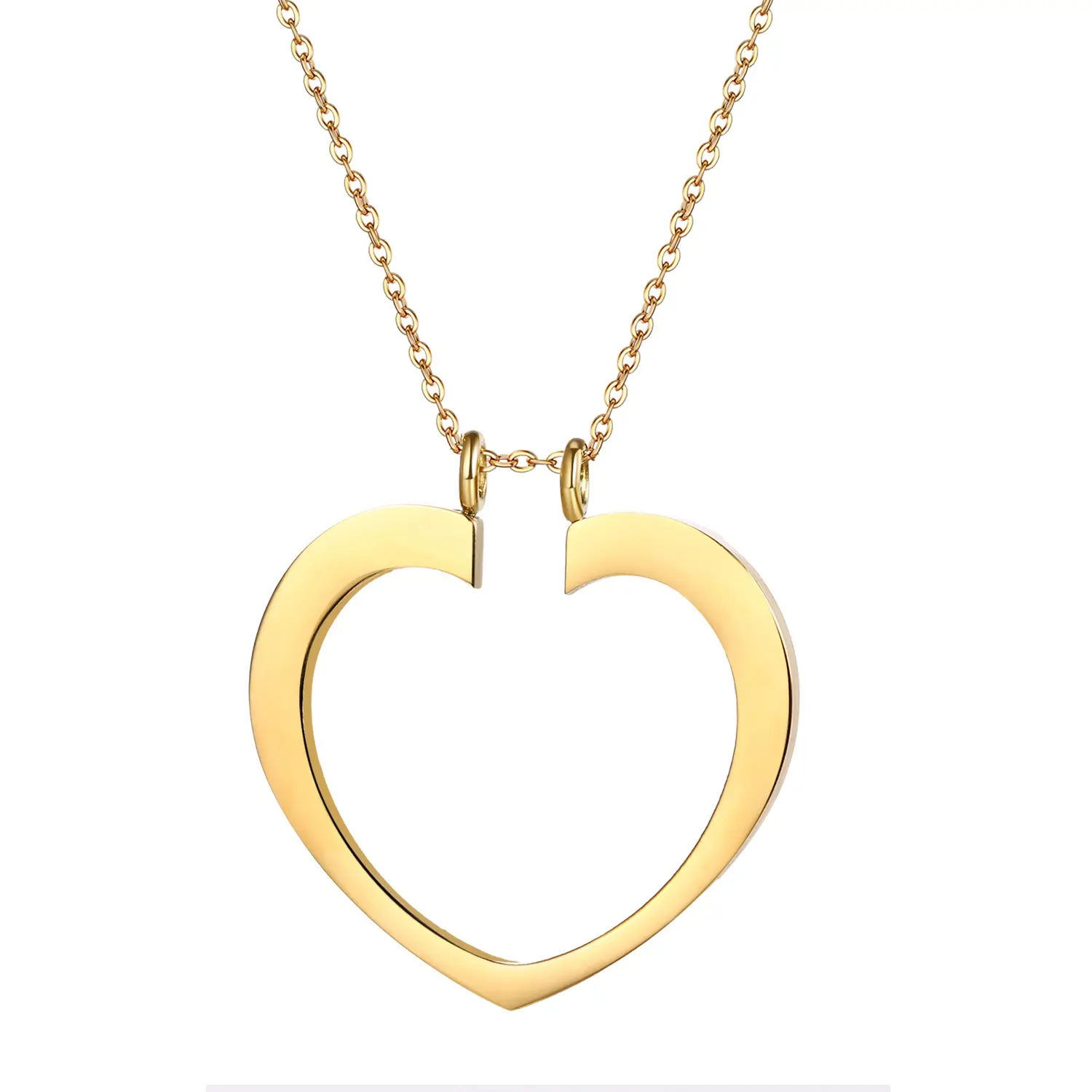 OIDEA Dainty Heart Necklace - Stainless Steel Heart Pendant, Adjustable Chain, Nurse-Focused Wedding Ring Holder, Ideal Valentine's Day Meaningful Gift Accessory, Dainty Necklace, Valentines Day, Necklaces For Women