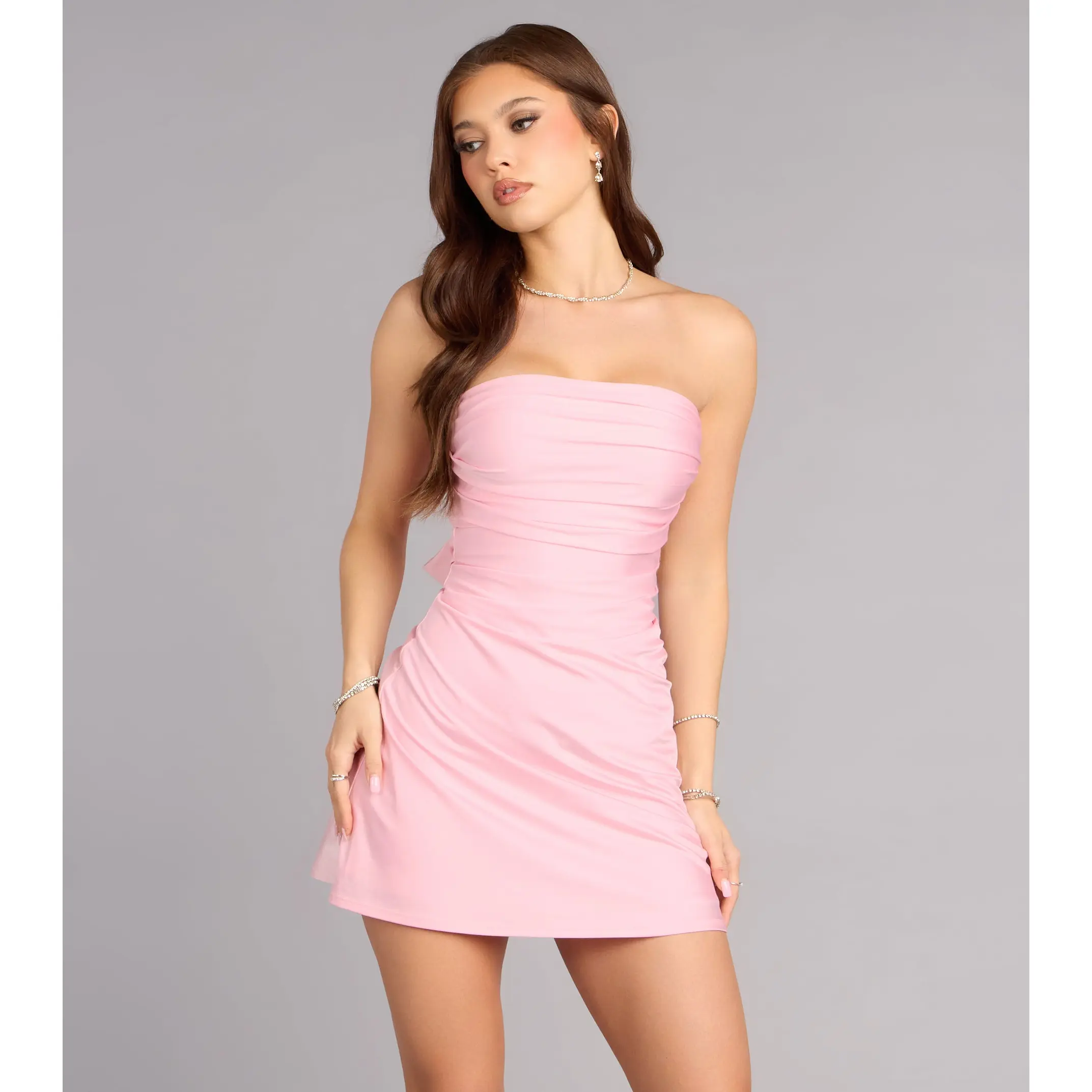 Flirty Details Strapless Mini Dress Flirty Details Strapless Mini Dress