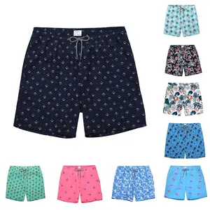 Men's Regular Boxer Brief Swim Shorts, Casual Comfy Breathable Swim Shorts for Summer, Men's Swimwear for Beach Vacation