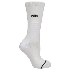 PUMA Womens Terry Crew Socks Socks - White