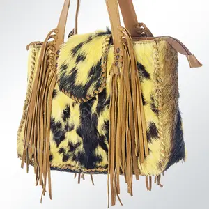 American Darling Tote Hair-On Genuine Leather Western Women Bag Handbag Purse | Travel Bags College Casual