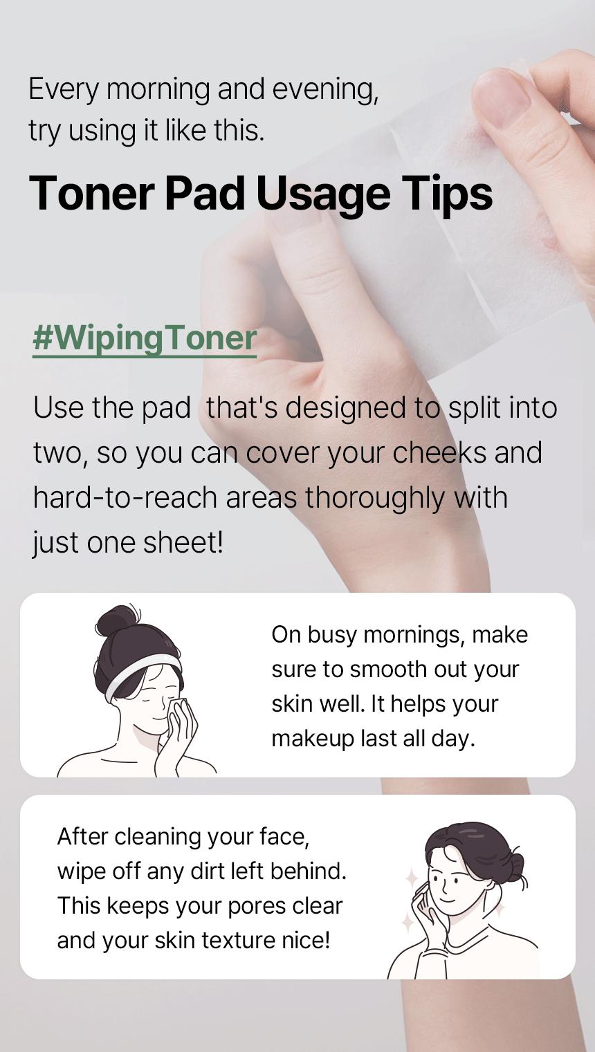 [mixsoon Official Shop] Centella Toner Pads 7..77 fl.oz / 230ml / 120 Sheets - Soothing & Hydrating Toner Pads for Sensitive Skin, Korean Glass Skin Care