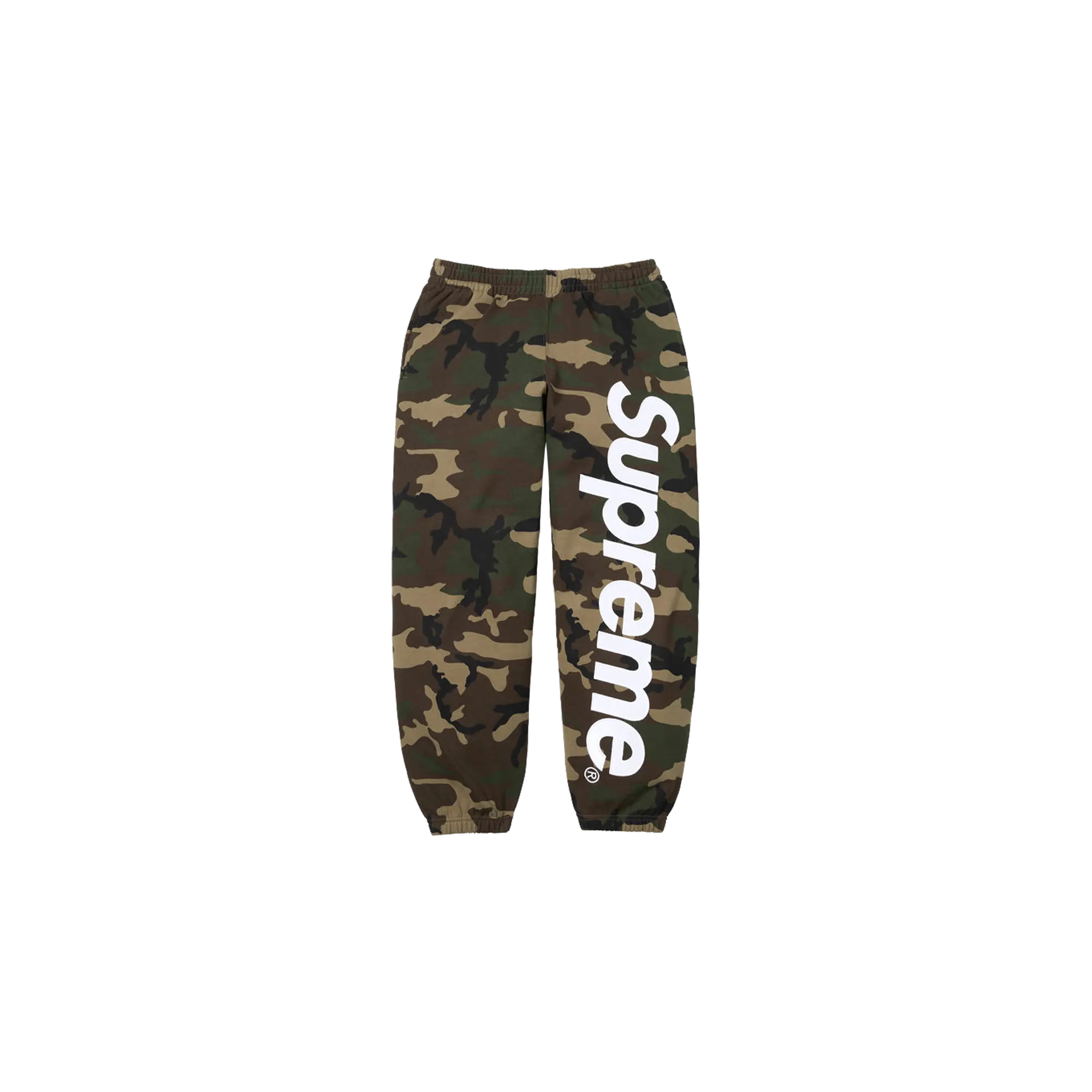 Satin Appliqué Sweatpant "SS26 - Woodland Camo" SU27513